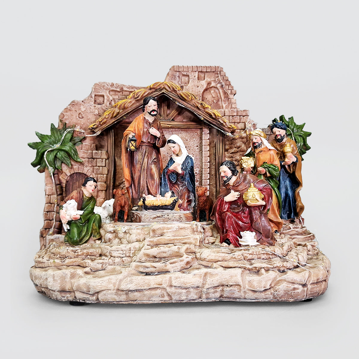 Christmas Nativity With LEDS