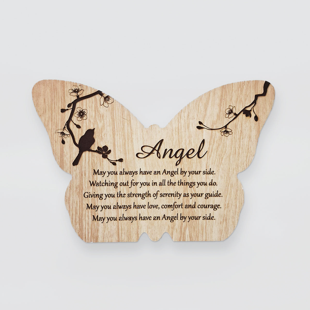 Sentimental Butterfly Plaque - Angel