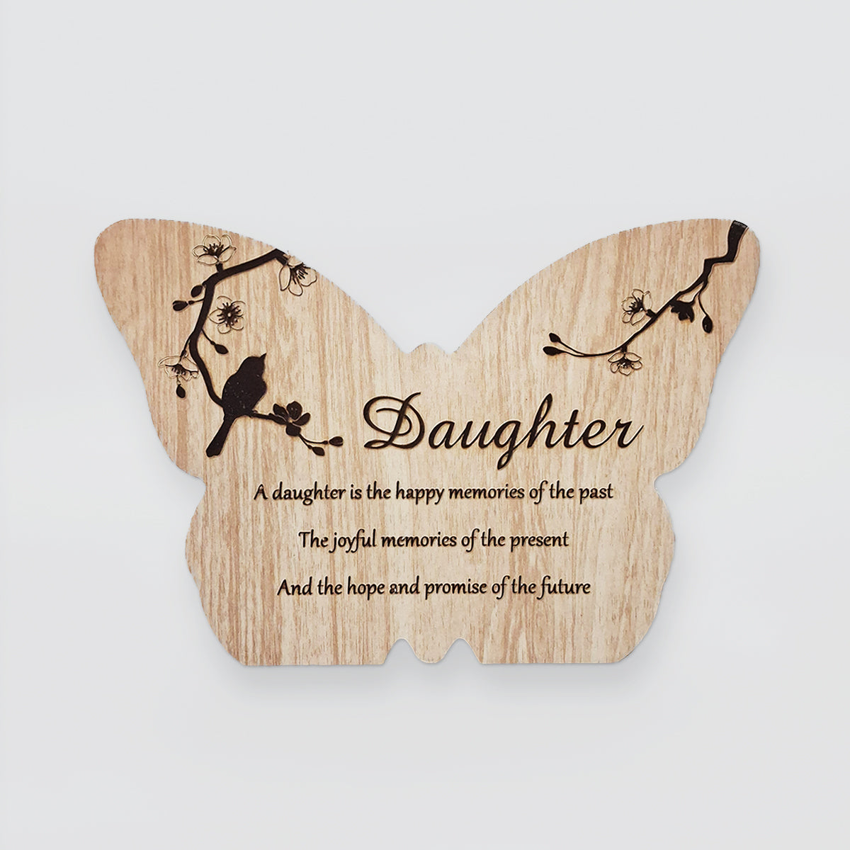Sentimental Butterfly Plaque - Daughter