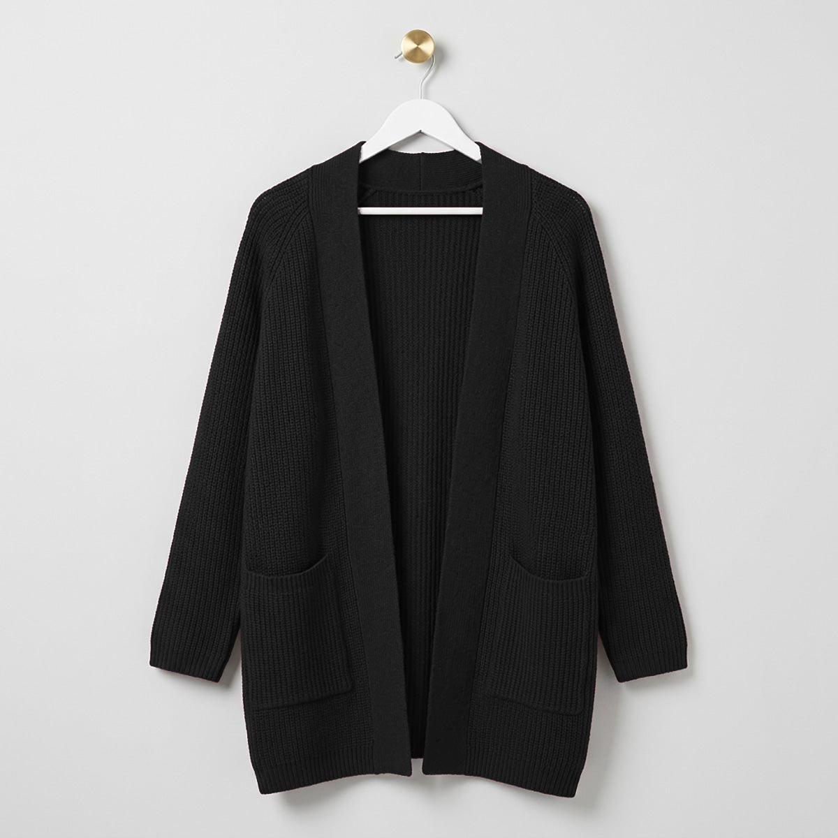 Throw-over Cardigans With Pockets