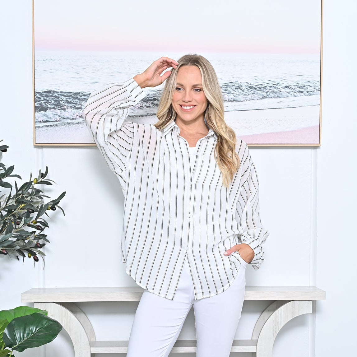 Striped Cotton Shirts