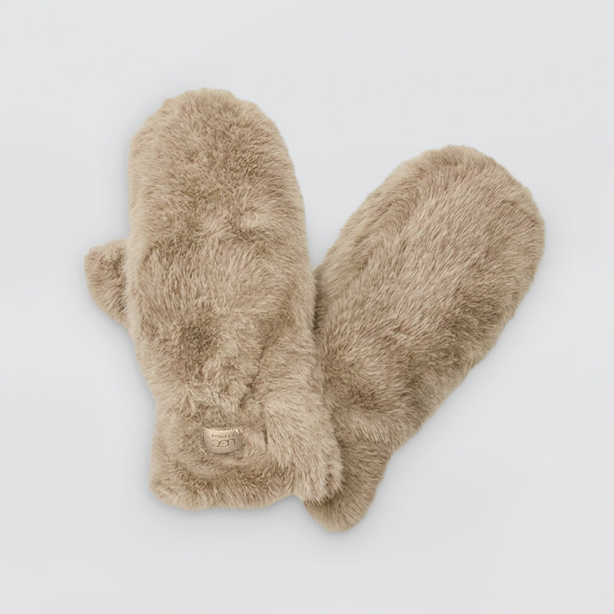 Faux Fur Mitts