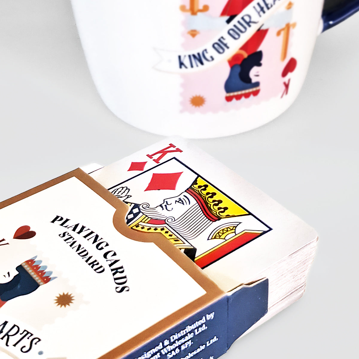 Mug & Cards Set - King Of Our Hearts