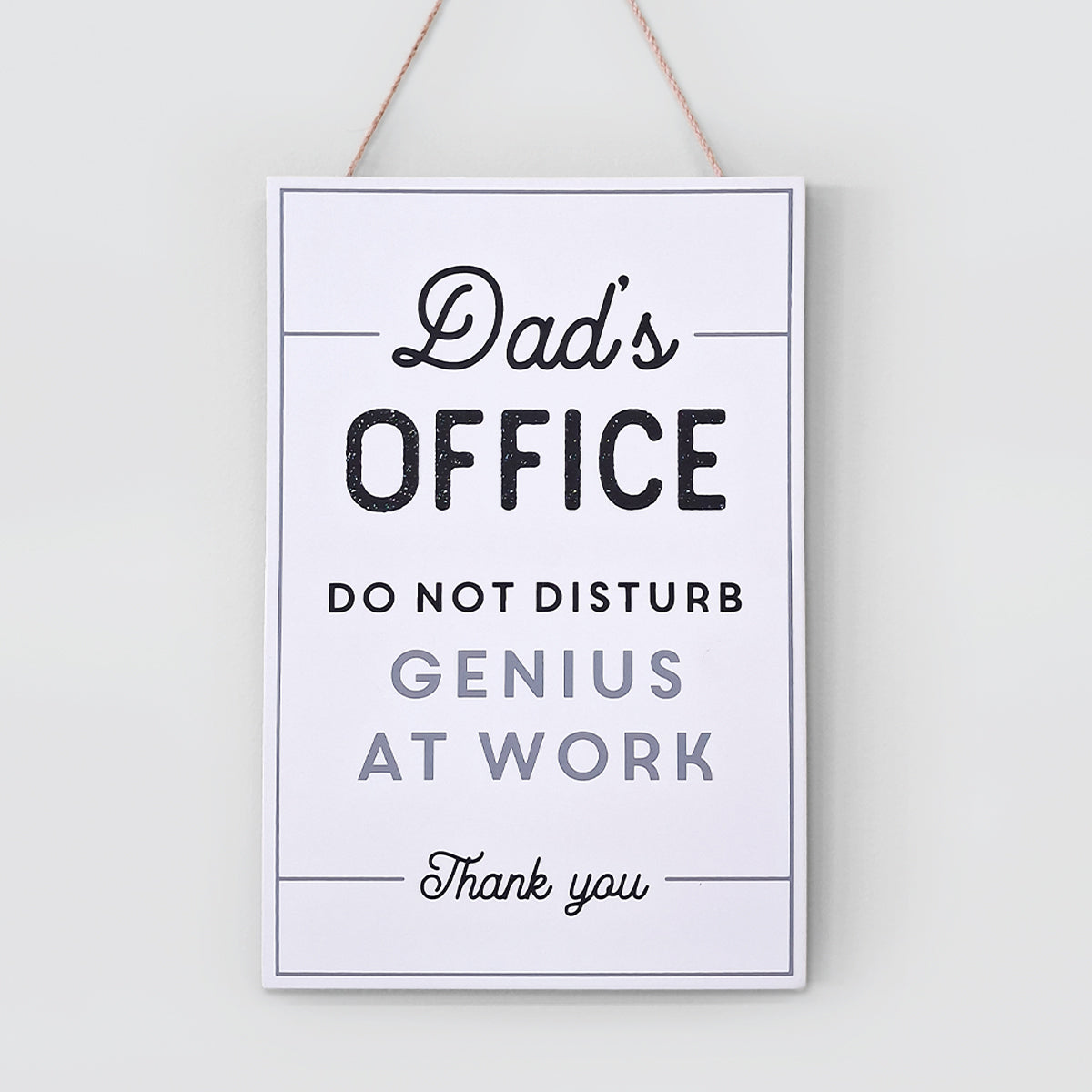 Plaque - Dads Office