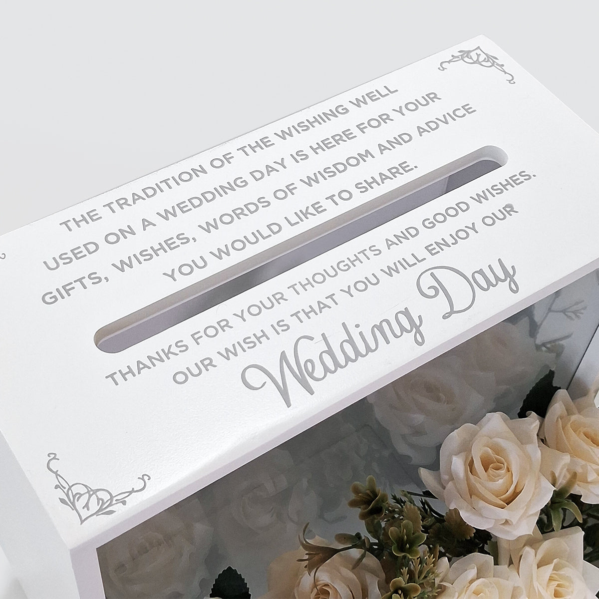 Decorative Wedding Card Wishing Well Box