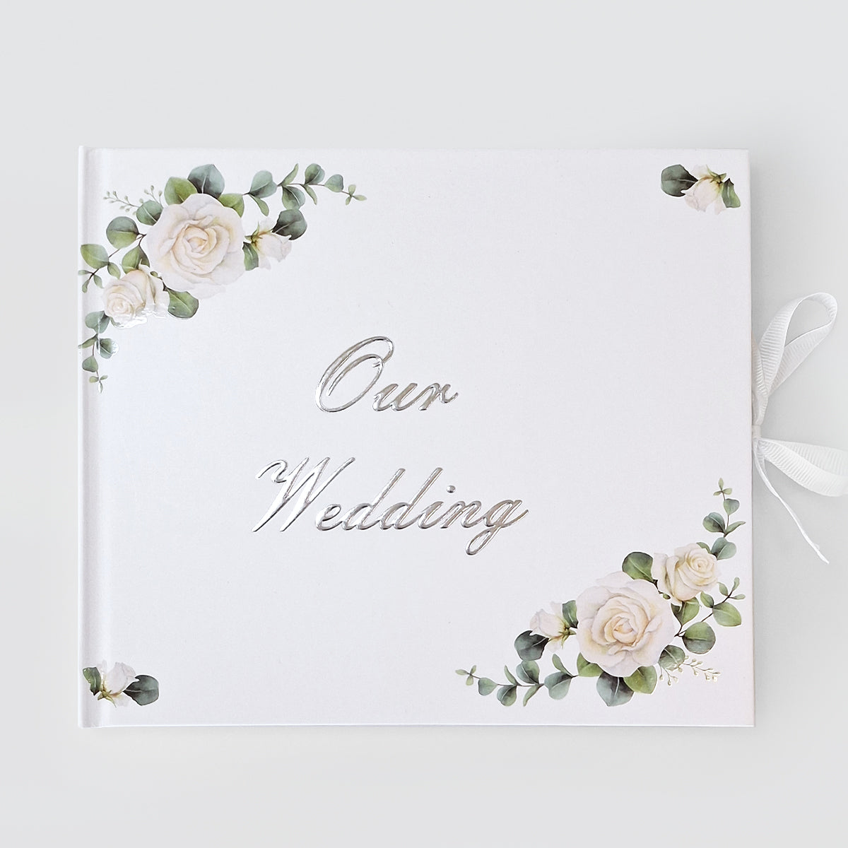 Floral Wedding Guest Book - Our Wedding