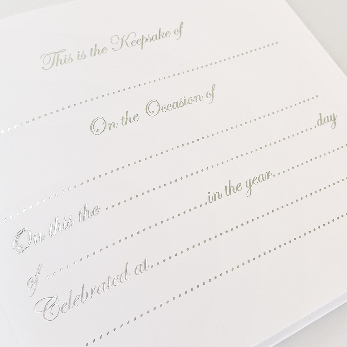 Floral Wedding Guest Book - Our Wedding
