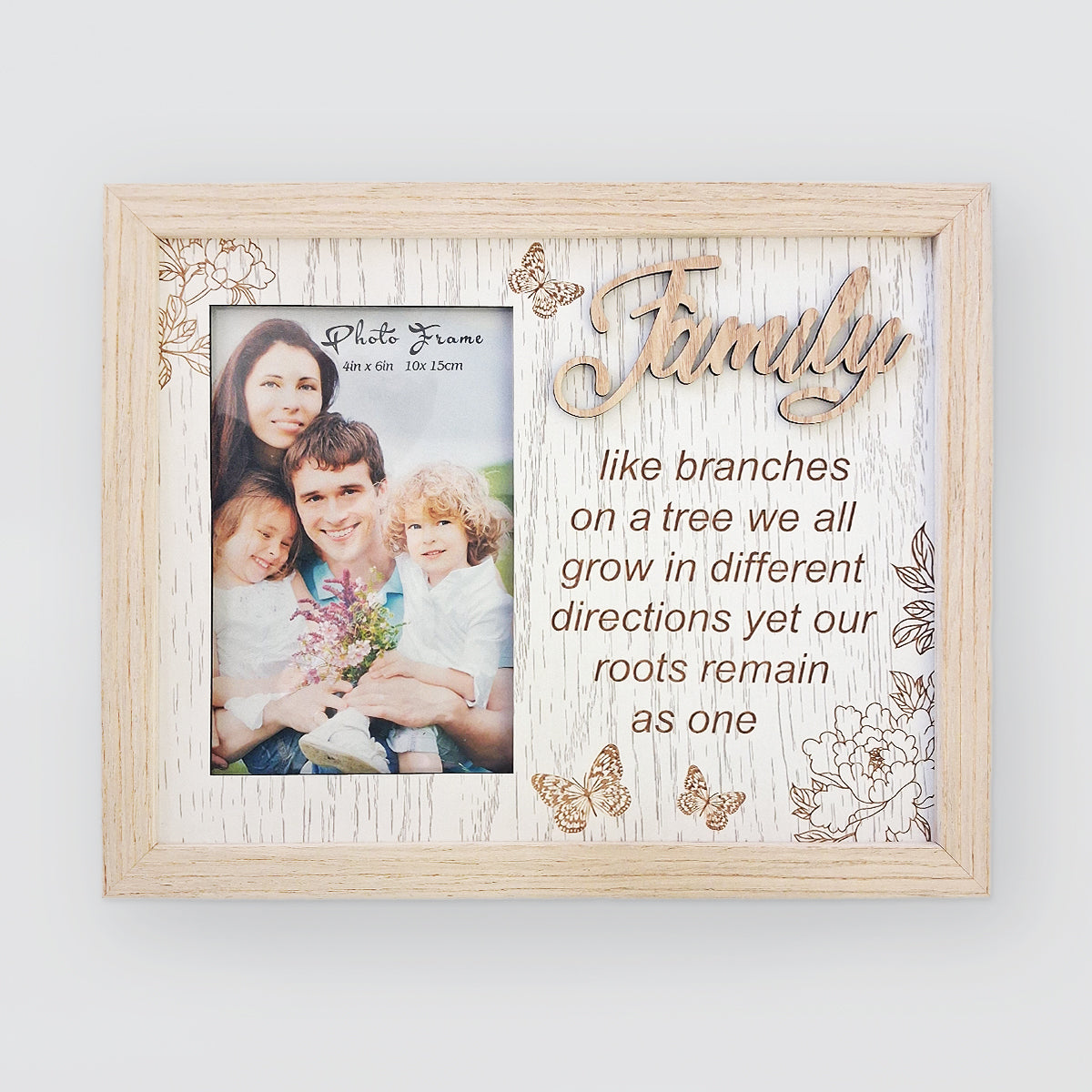 Decorative Flower Frame -  Family