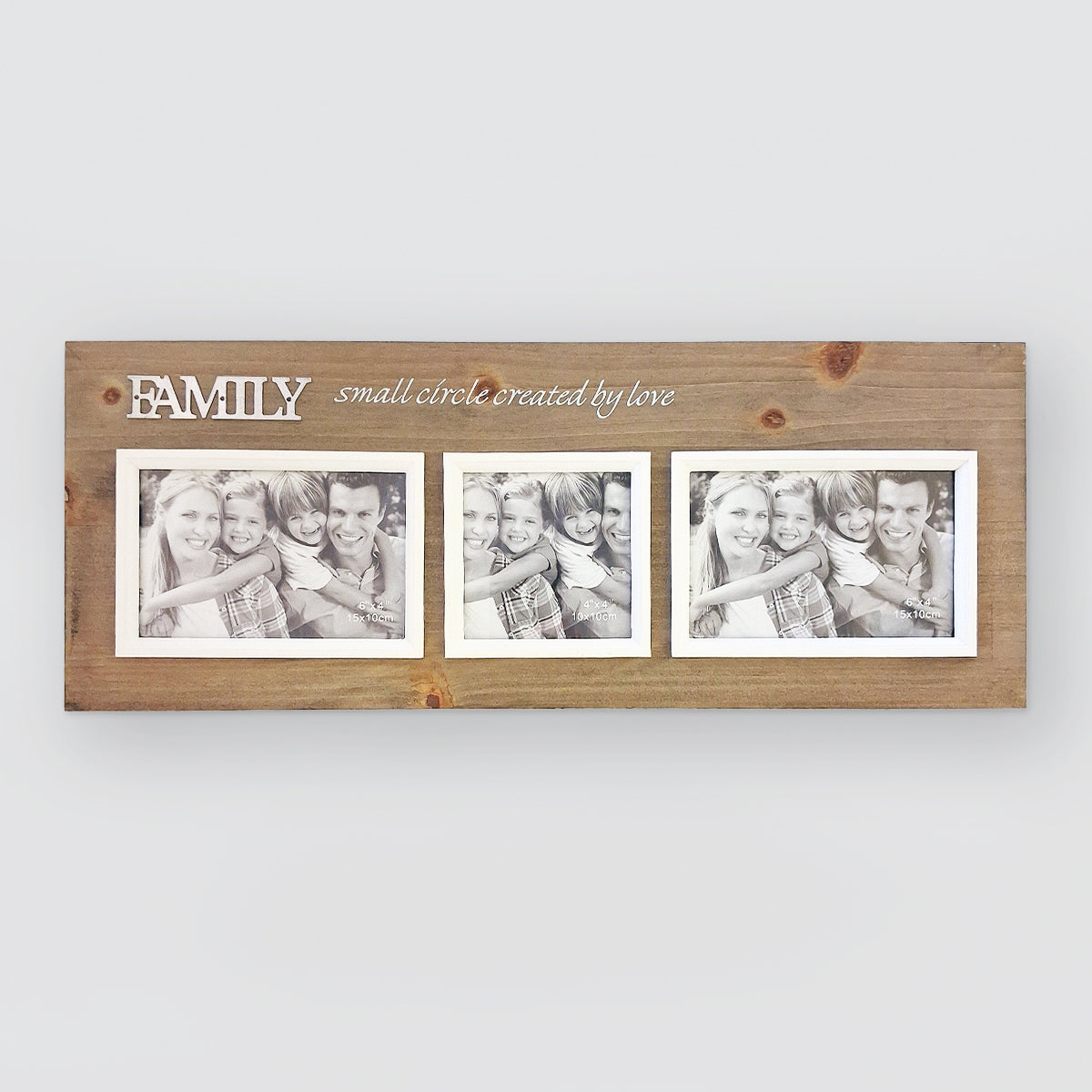 Decorative Triple Frame - Family