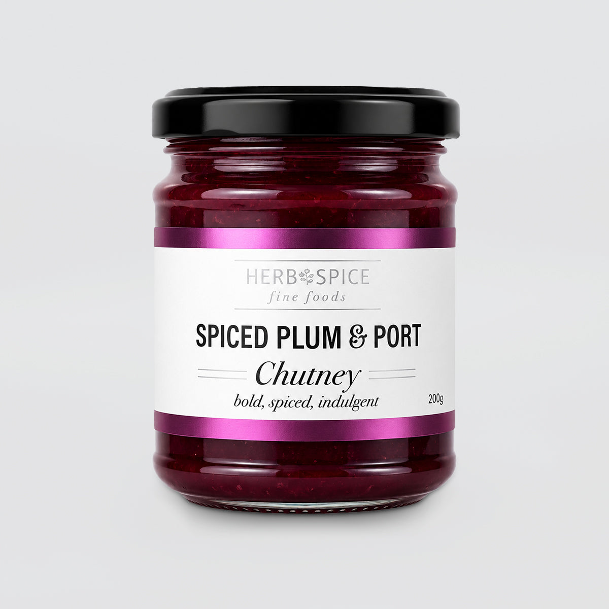 Spiced Plum & Port Chutney