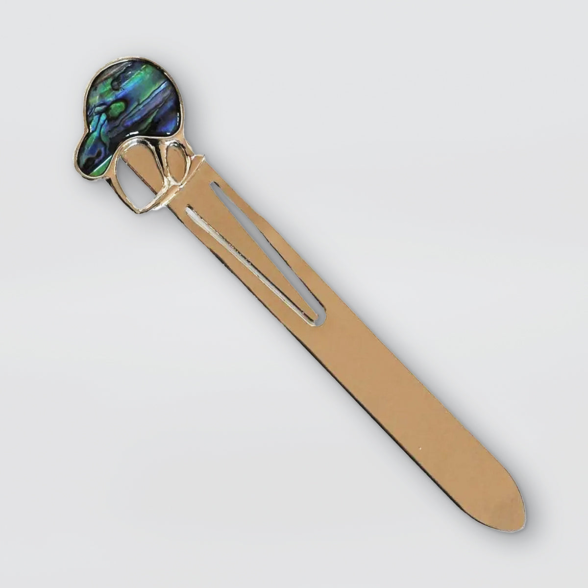 Metal & Paua Bookmark - Kiwi