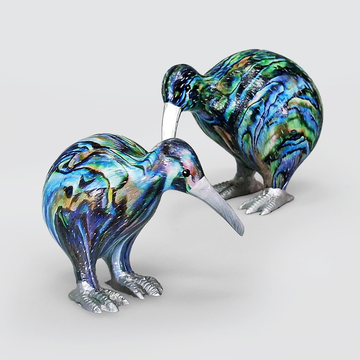 Resin Kiwis - Paua Style Decor