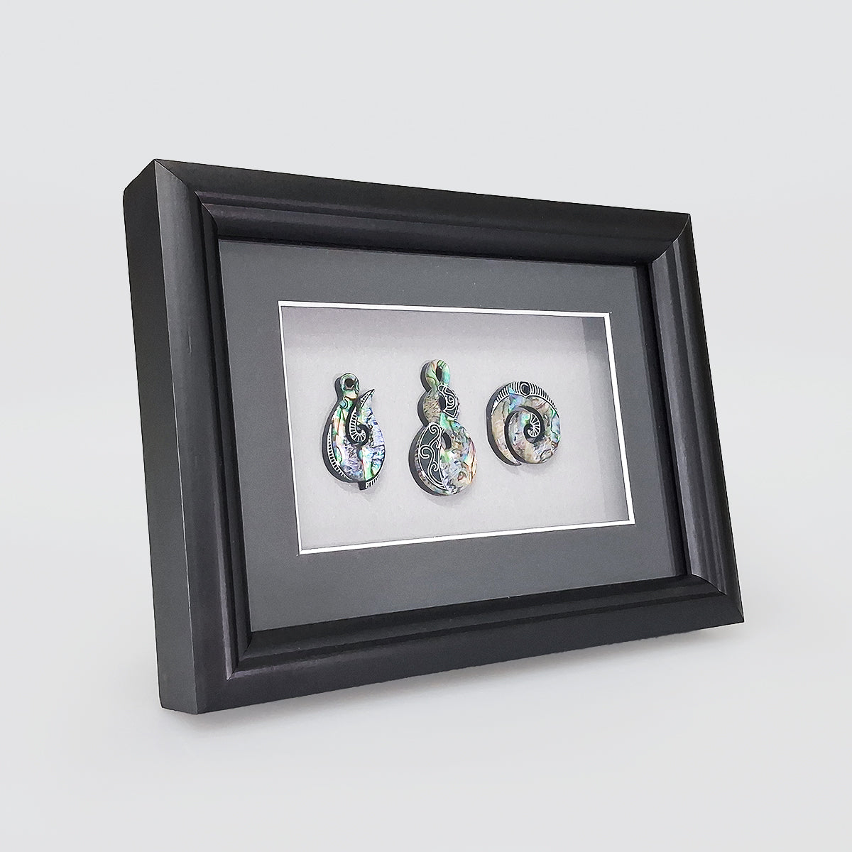 Small Triple Paua Motif - Frame Decor