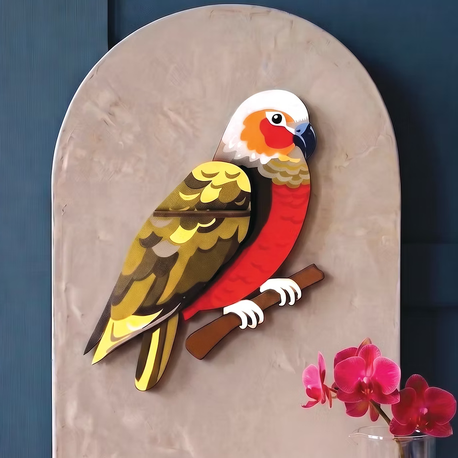 Wooden Wall Art - Kākā