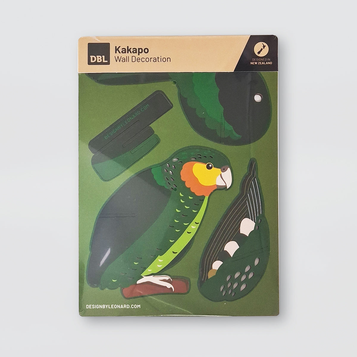 Wooden Wall Art - Kakapo