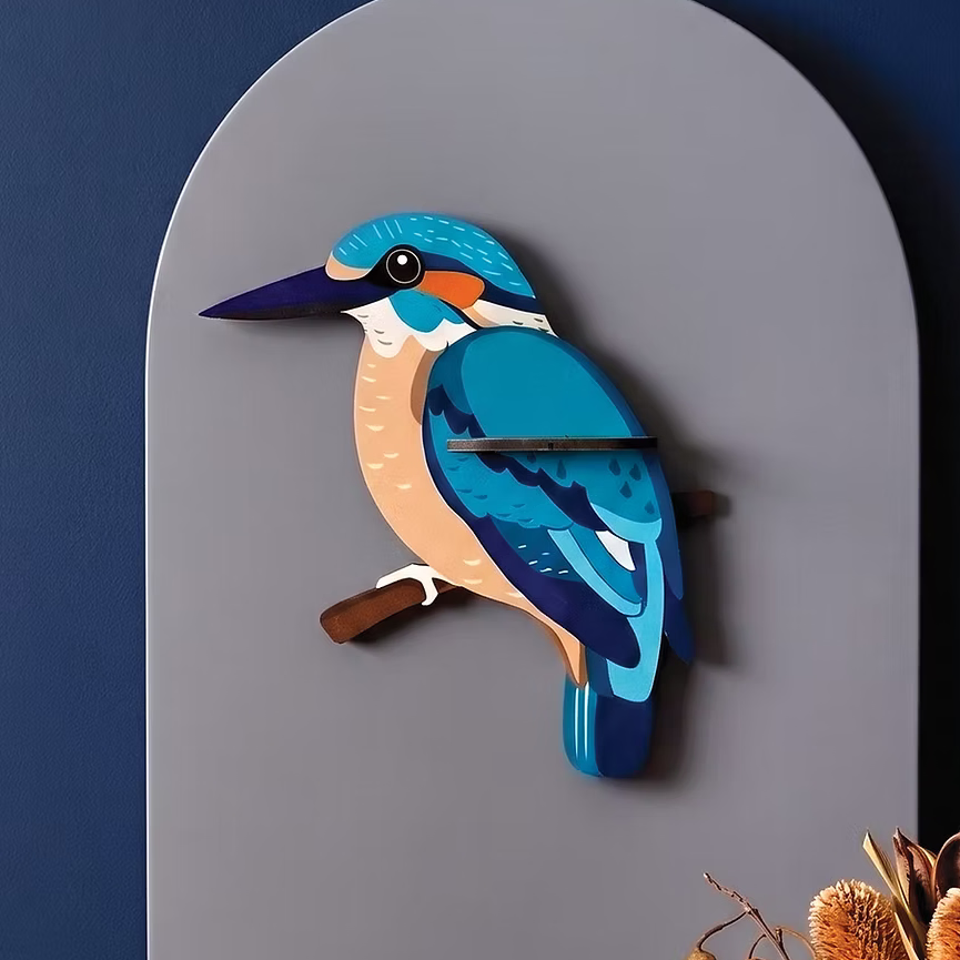 Wooden Wall Art - Kingfisher