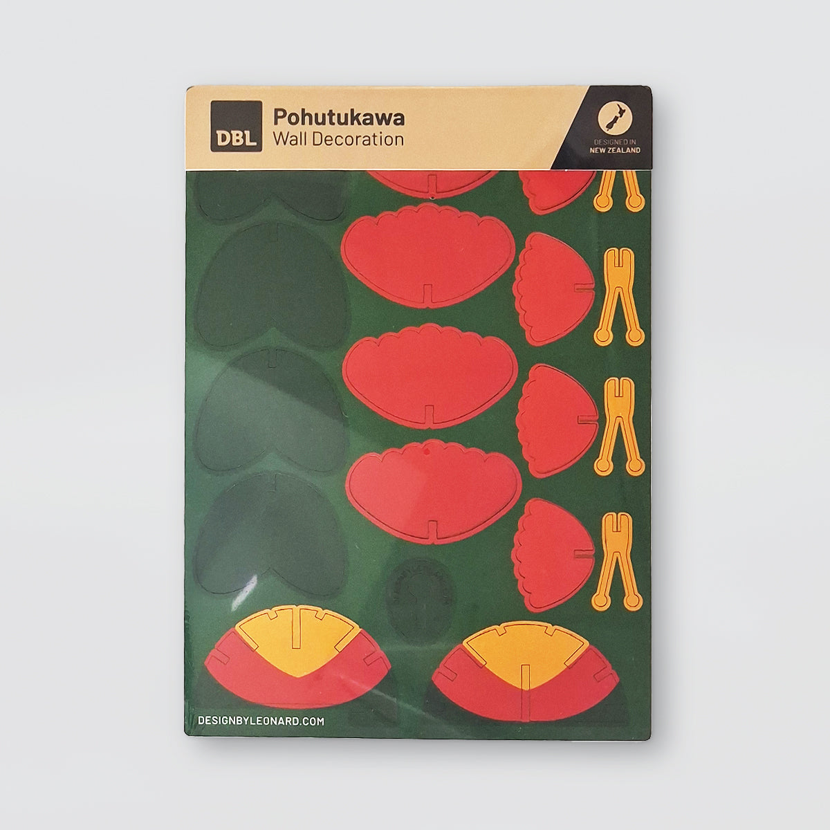 Wooden Wall Art - Pōhutukawa