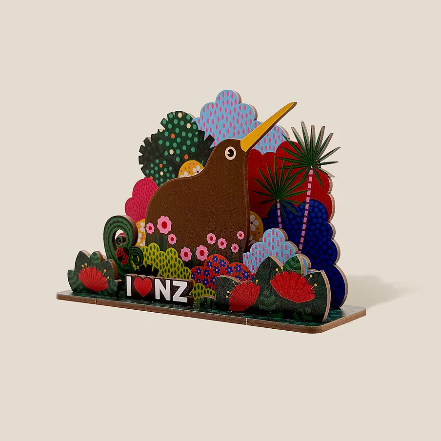Wooden Model Kit Sign - Kiwi Wonderland