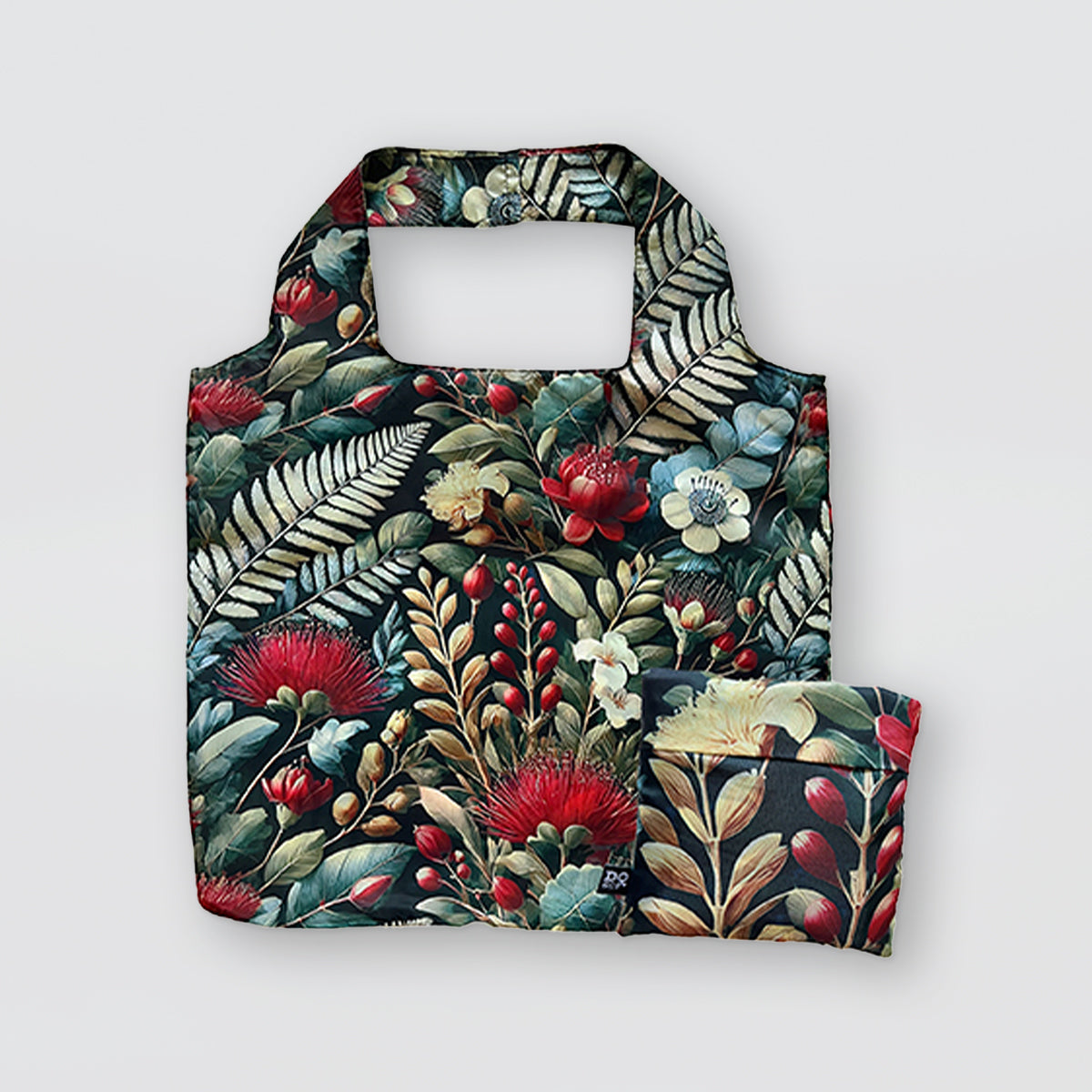 Foldable Shopping Bag - Pōhutukawa Tapestry