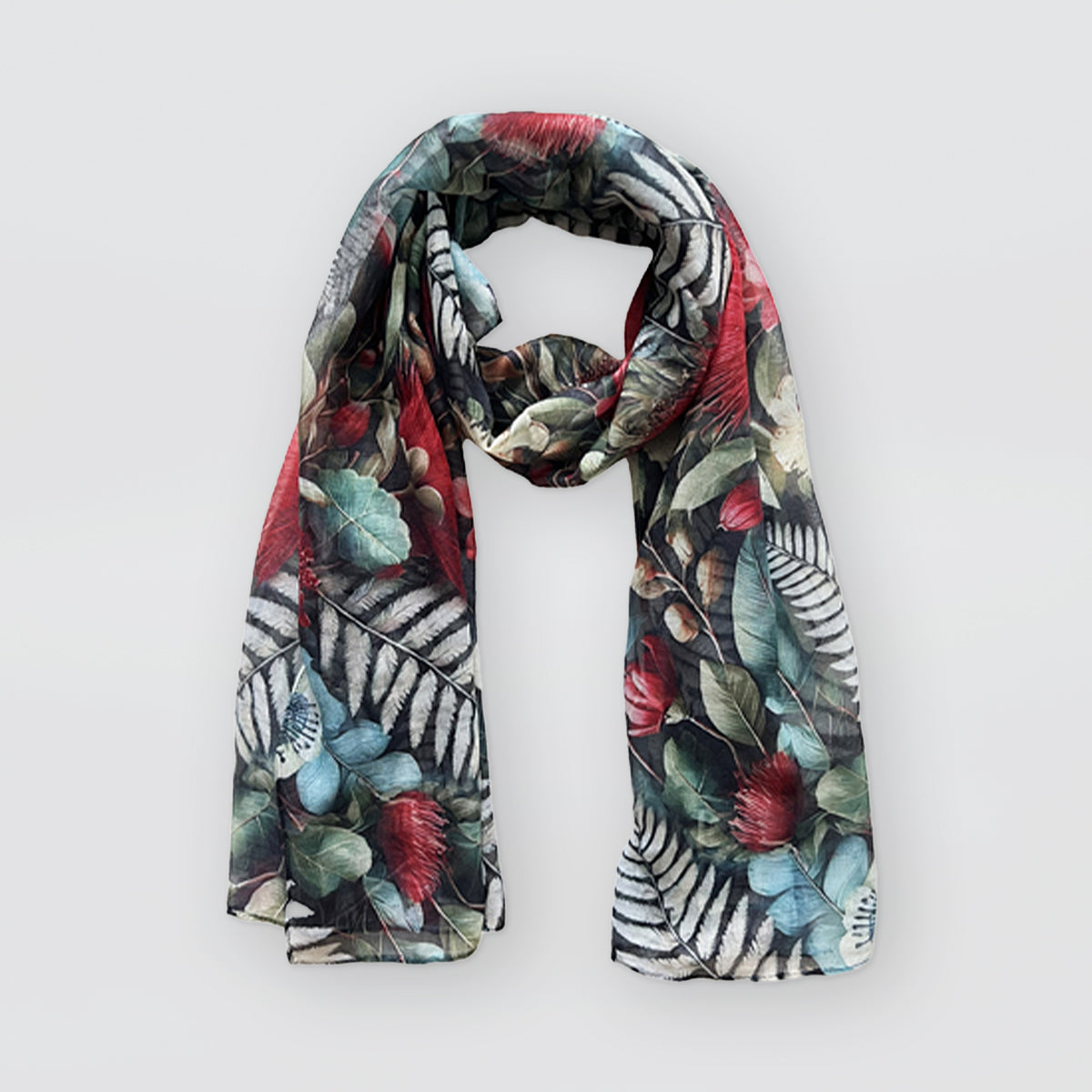NZ Scarf - Pōhutukawa Tapestry