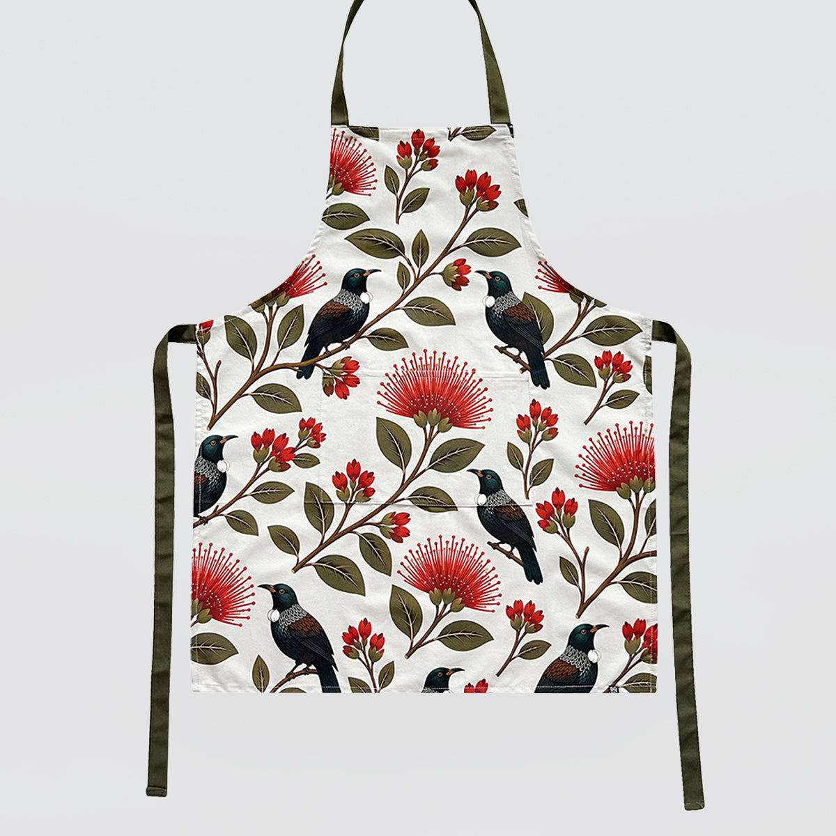 Kiwana Apron - Pohutukawa Serenade