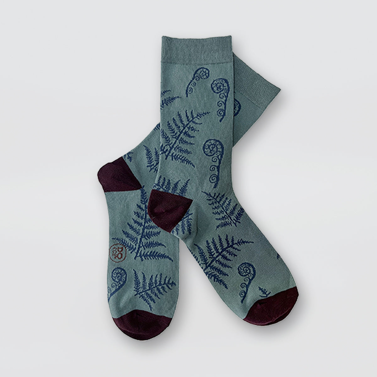 Kiwiana Socks - Fern Nest