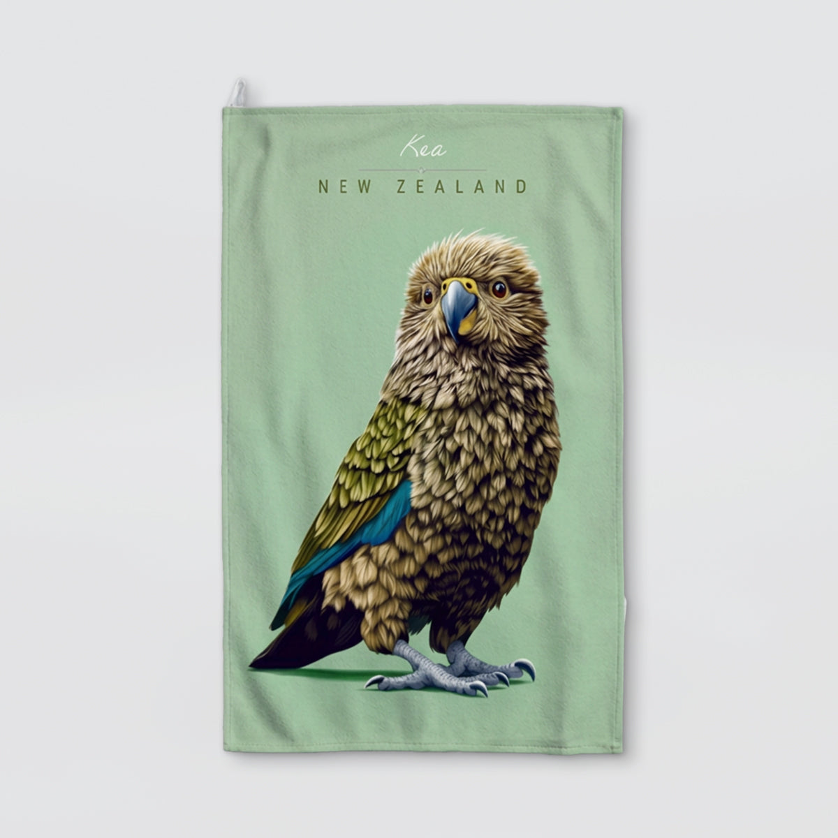 Tea Towel - Green Kea