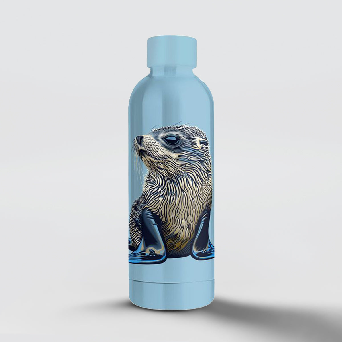 Insulated Metal Drink Bottle - Blue Seal