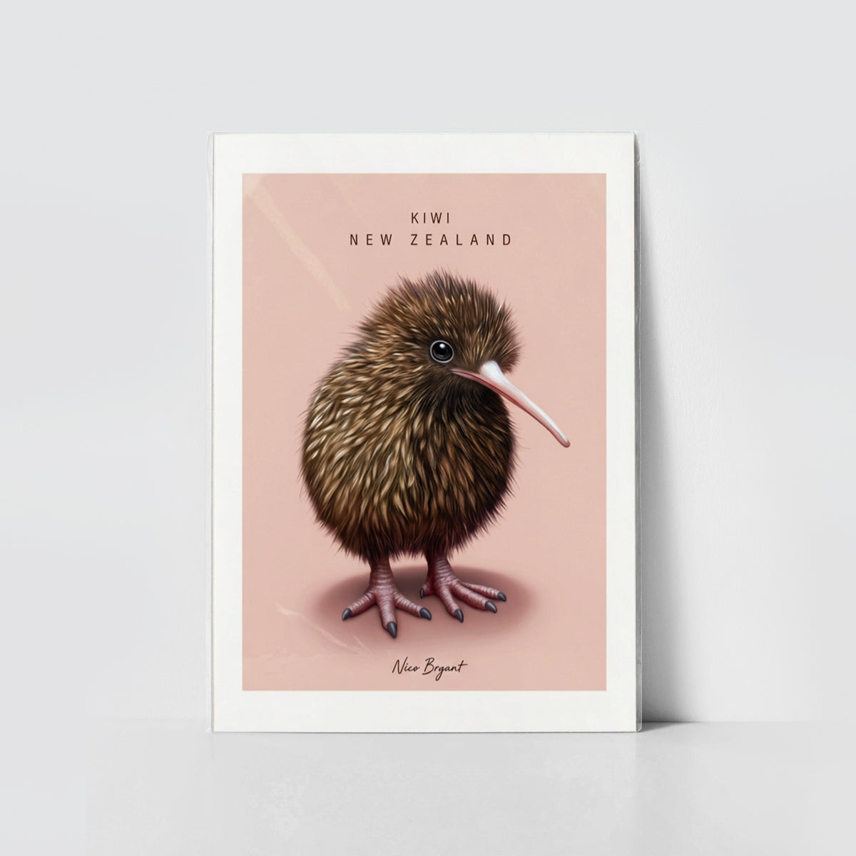 Wall Art Prints - Pink Kiwi