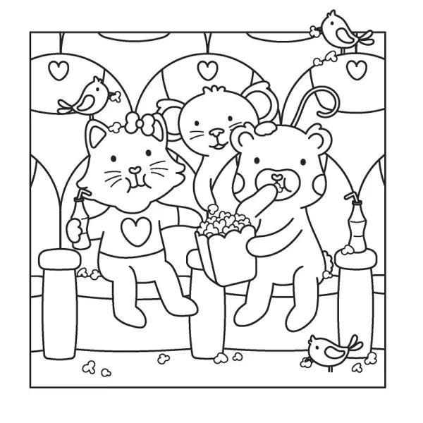 My Cosy Life - 'Lovelies' Colouring Book