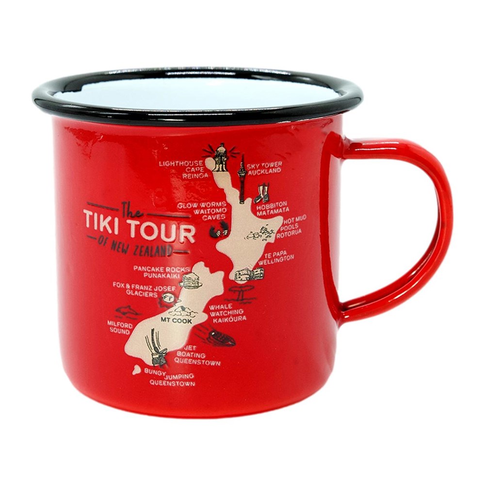 Enamel Mug Large - Tiki Tour