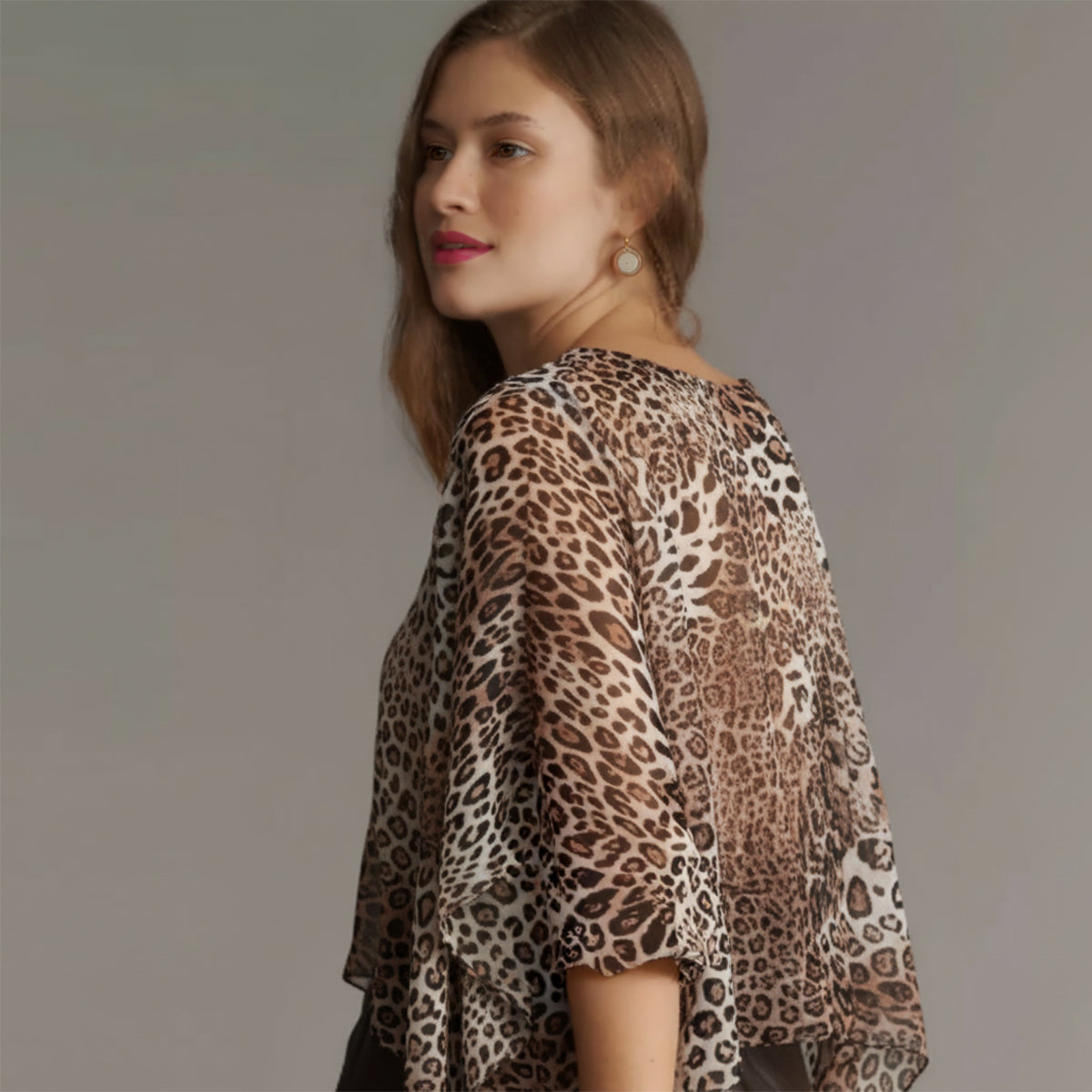 Leopard Summer Top