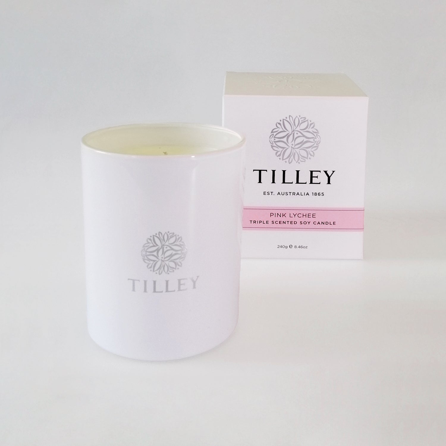 Tilley Soy Scented Candle - Pink Lychee