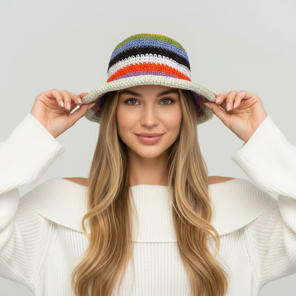 Striped Bucket Hat