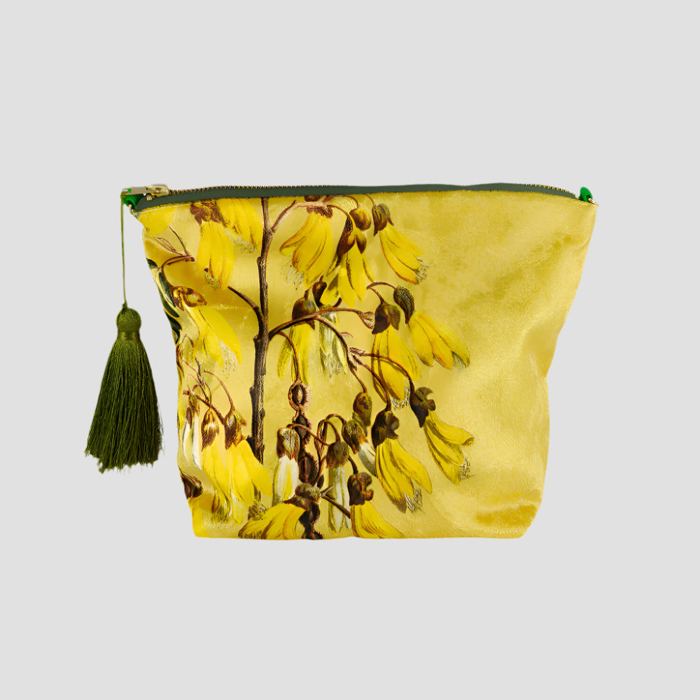 Cosmetic Bag - Kowhai