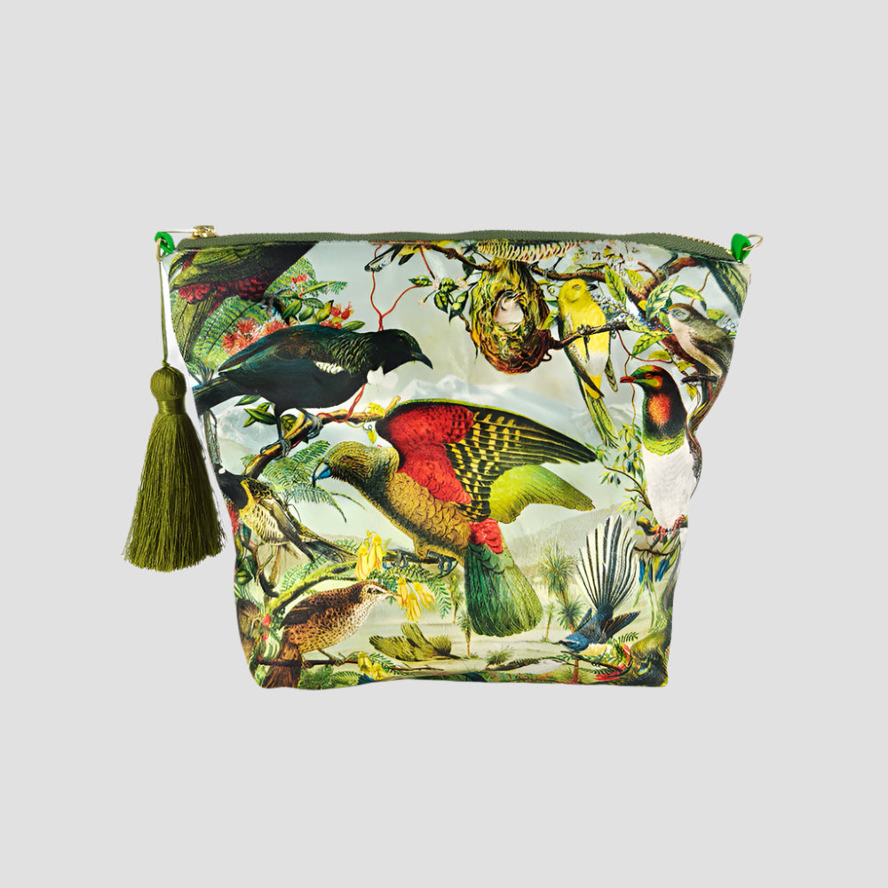 Cosmetic Bag - 'Native Birds'