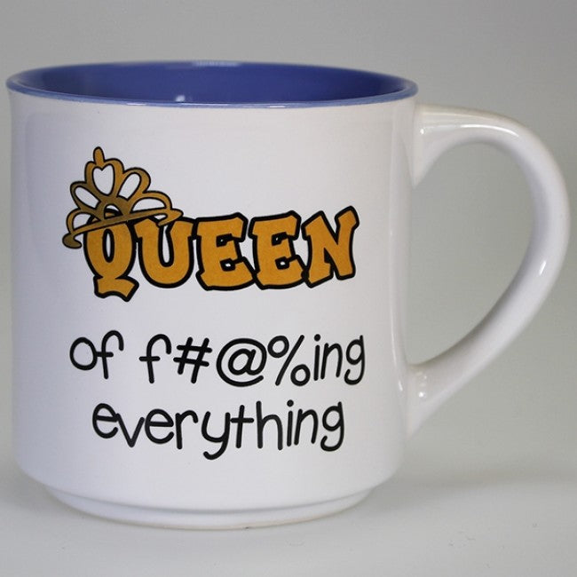 Boxed Mug - 'Queen of F#@%ing Everything'