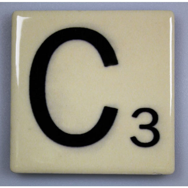 Magnetic Scrabble Letter - "C"