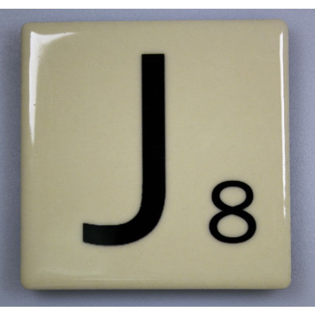 Magnetic Scrabble Letter - "J"