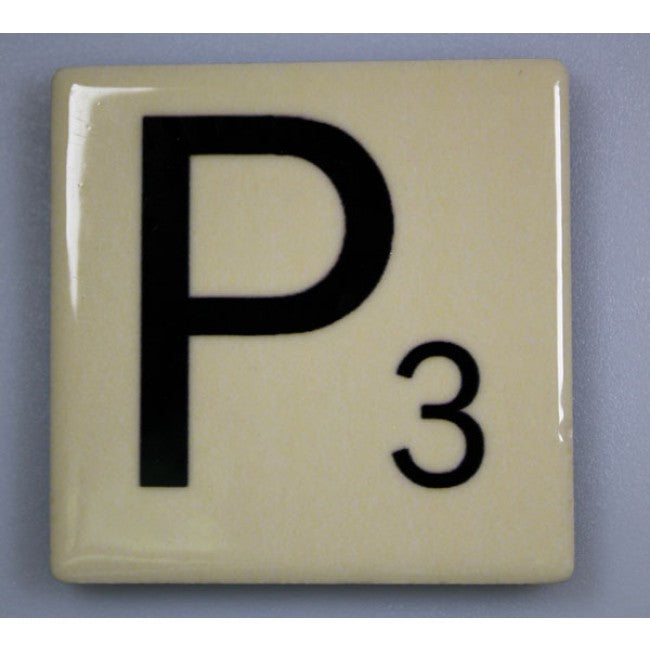Magnetic Scrabble Letter - "P"