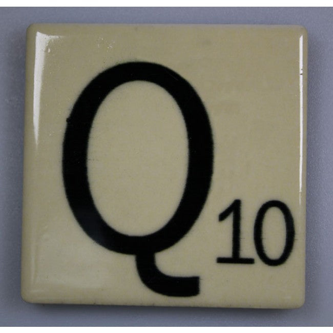 Magnetic Scrabble Letter - "Q"