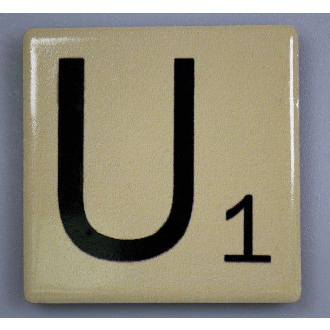 Magnetic Scrabble Letter - "U"