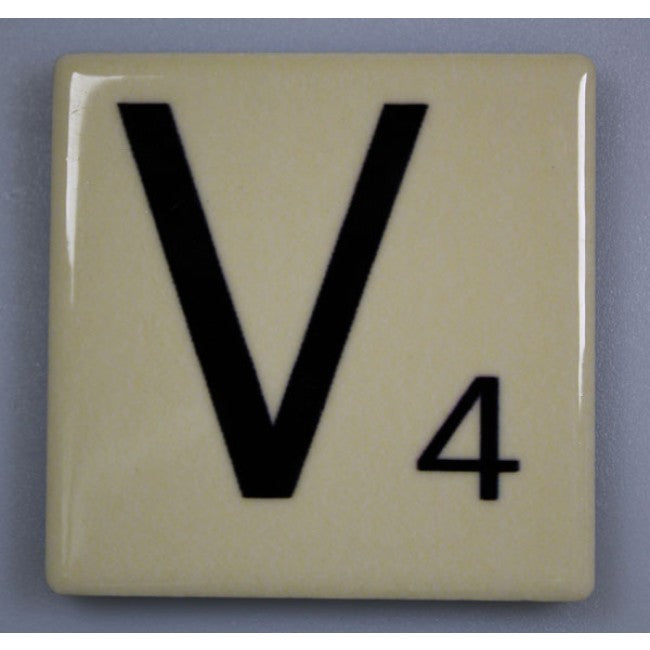 Magnetic Scrabble Letter - "V"