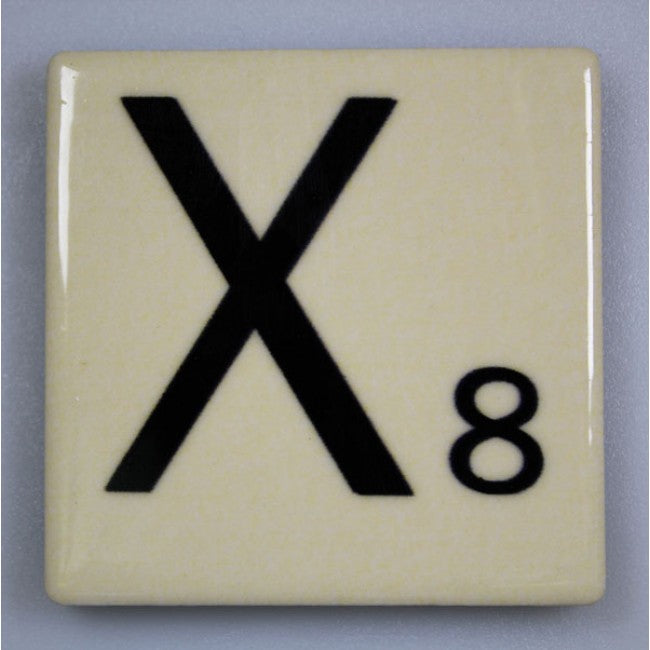 Magnetic Scrabble Letter - "X"