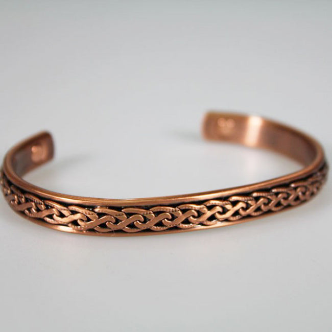 Kia Ora Chain Pattern Copper Bracelet