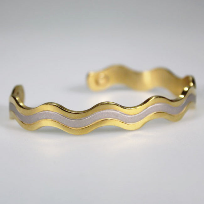 Kia Ora Wavey Copper Bracelet