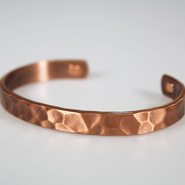 Kia Ora Beaten Copper Bracelet