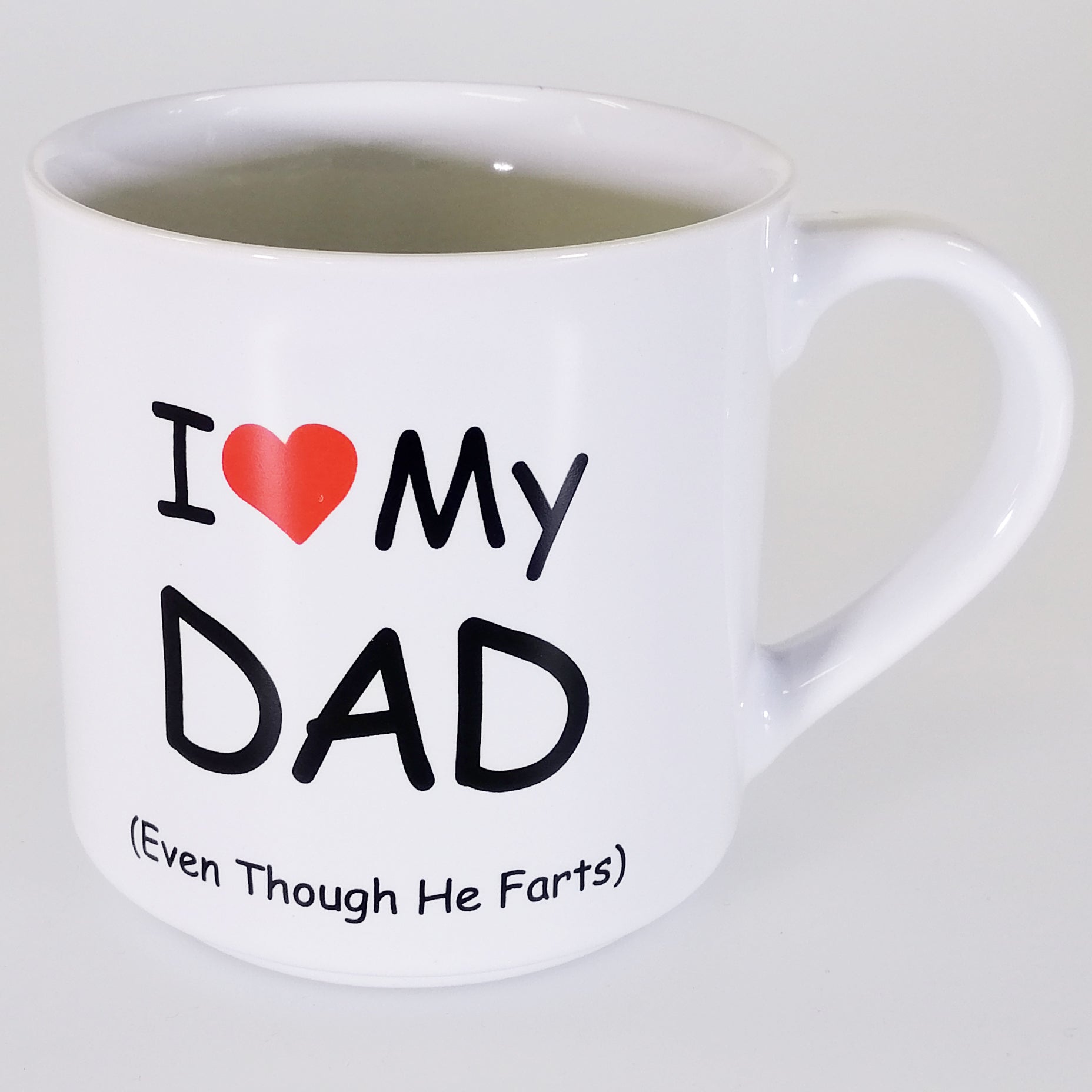 Boxed Mug - 'I Love My Dad (Even Though He Farts)'