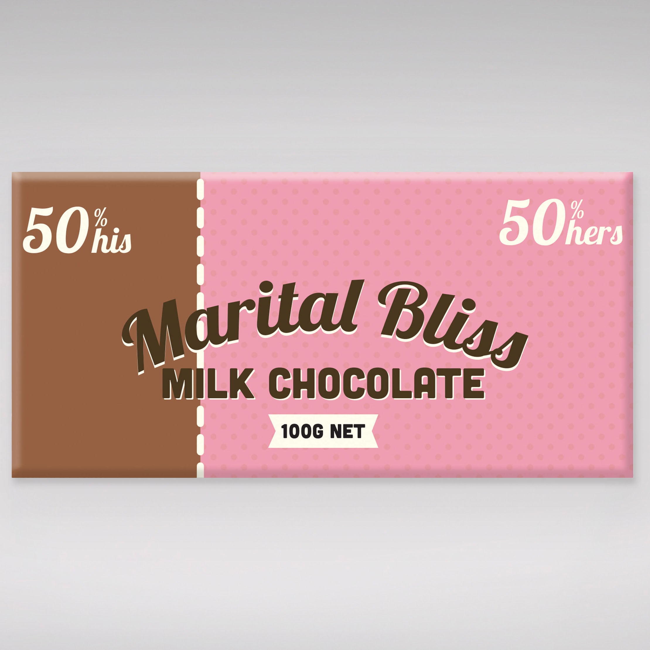 Bloomsberry & Co 'Marital Bliss' Milk Chocolate Bar