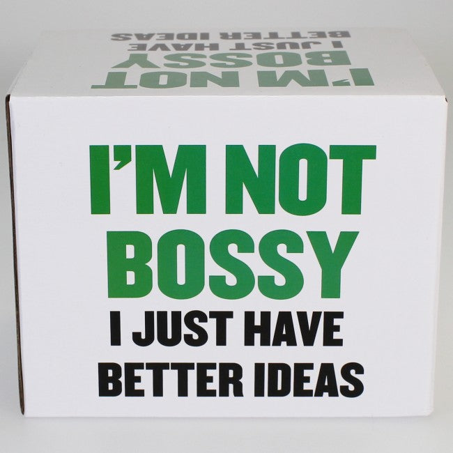 Boxed Mug - 'I'm Not Bossy...'